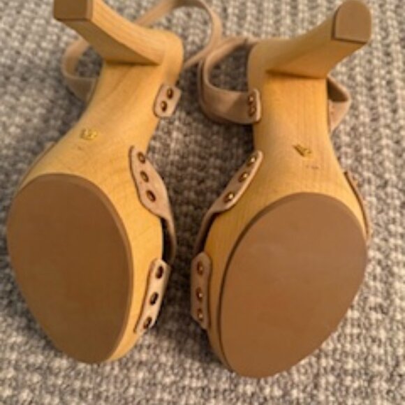 VERONICA BEARD Lamont Suede Platform Sandals - Picture 3 of 6